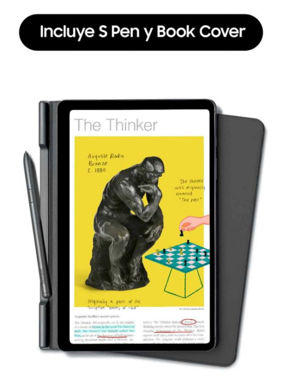 Tablet Samsung Galaxy S6 Lite + S Pen + Book Cover a $299.990 en Falabella