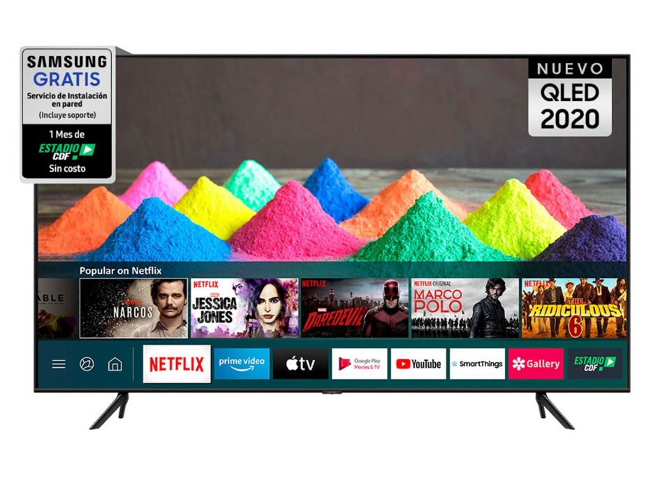 QLED Samsung 50” Q60T 4K UHD Smart TV a $379.990 en Paris