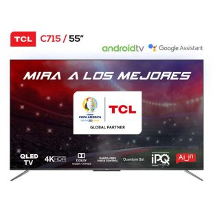 QLED TCL 55” 55C715 Android 4K UHD a $449.990 en Linio