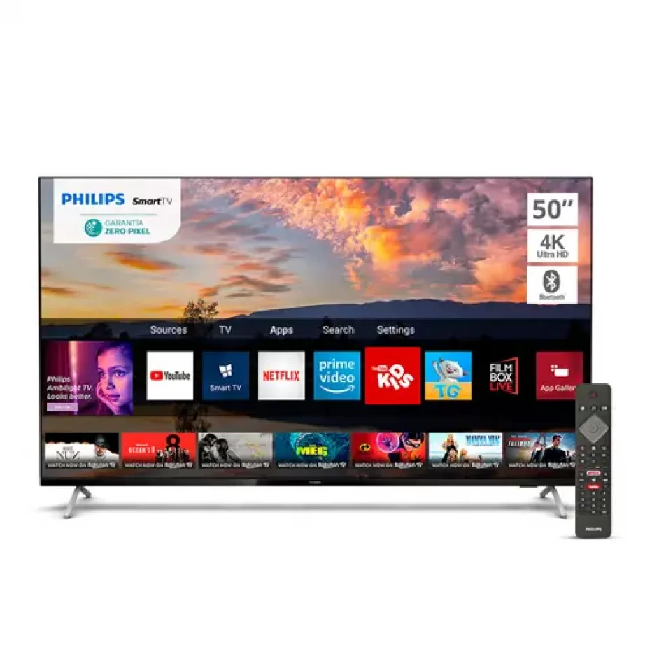 Philips Smart Tv 50″ 4K a $189.990 en el Líder