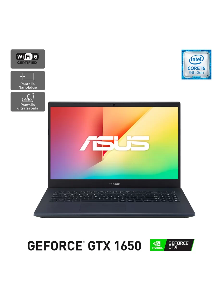 Notebook Vivobook Gamer X571 Intel Core i5 NVIDIA GeForce GTX 1650 8GB RAM 512GB 15.6″ FHD 144Hz a $489.990 en Paris